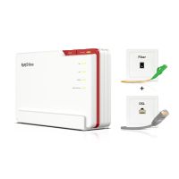 AVM Box 5690 Pro, Wi-Fi 7 (802.11be), Tri-Band (2,4 GHz / 5 GHz / 5 GHz), Ethernet/LAN, Weiß, Tabletop-Router