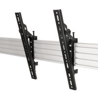 B-TECH BT8390-VESA400T, Flachbildschirm-Montagearm, Schwarz, 70 kg, Schiene, 177,8 cm (70"), 106,7 cm (42")