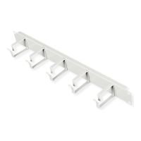ROLINE Patch Panel - 40 x 60 mm - Hellgrau, RAL 7035 - 1U - 48.3 cm (19")