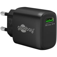 Goobay 61671, Drinnen, AC, 3 A, Schwarz