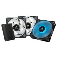 Arctic P12 PWM PST RGB 0dB - Semi-Passiver 120 mm Gehäuselüfter mit analogem RGB, Ventilator, 12 cm, 2000 RPM, 0,3 Sone, 48,8 cfm, 82,91 m³/h