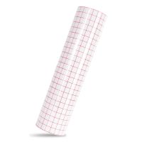 Loklik SG-ZYZ-0028-US-L-B2B, Hitzebeständige Vinylrolle, Glattes wärmeübertragendes Vinyl, Rot, Weiß, Muster, 300 mm, 3000 mm