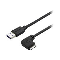 StarTech.com 2m Micro USB 3.0 Kabel - USB A zu rechts gewinkelt Micro B USB Anschlusskabel - M/M - USB 3.1 Gen 1 (5 Gbit/s)