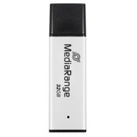 MEDIARANGE MR1900, 32 GB, USB Typ-A, 3.2 Gen 1 (3.1 Gen 1), 130 MB/s, Kappe, Schwarz, Silber