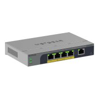 Netgear Easy Smart GS105EPP - Switch - high-power - L3 - Smart - 1 x 10/100/1000 + 4 x 10/100/1000 (PoE+)