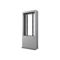 Peerless AV Portrait Back-to-Back Kiosk - Aufstellung - für 2 Digital Signage LCD-Panels / AV-System - verriegelbar - Aluminium, Stahl - Silber - Bildschirmgröße: 101.6 cm (40")