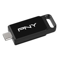 PNY Elite, 64 GB, USB Typ-C, 3.2 Gen 1 (3.1 Gen 1), 120 MB/s, Dia, Schwarz