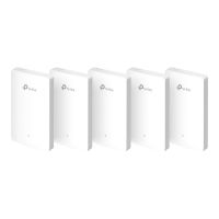 TP-LINK Omada EAP615-Wall V1 - Accesspoint - 4 Anschlüsse - 1GbE - Wi-Fi 6 - Cloud-verwaltet - zur Wandmontage geeignet (Packung mit 5)