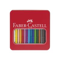 FABER-CASTELL Jumbo GRIP - Farbstift - leuchtende Farben, sortiert - 3.8 mm (Packung mit 16)