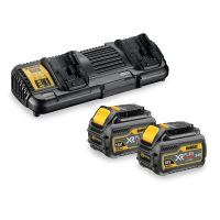 DEWALT DCB132T2-QW, Batterie- & Ladegerät-Set, Lithium-Ion (Li-Ion), 4 Ah, 18 V, DeWalt, Schwarz, Gelb