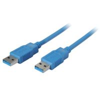 S/CONN maximum connectivity S/CONN 3m USB3.0 A, 3 m, USB A, USB A, USB 3.2 Gen 1 (3.1 Gen 1), Männlich/Männlich, Blau