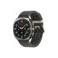 Samsung Galaxy Watch Ultra - 47 mm - Titansilber - intelligente Uhr mit Marineband - Gummi - Dark Gray - Bandgröße: S/M/L - Anzeige 3.73 cm (1.5")