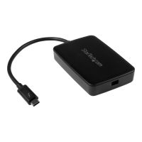 StarTech.com Thunderbolt 3 auf Thunderbolt 2 Adapter - TB3 Laptop auf TB2 Bildschirme/Geräte - Thunderbolt 1/2(10Gbit/s, 20Gbit/s) Konverter - TB3 zertifiziert - Schwarz - Windows/Mac (TBT3TBTADAP)