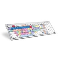 Logickeyboard LKB-PPROCC-CWMU-FR, Full-size (100%), Verkabelt, USB, Membran Key Switch, AZERTY, Weiß