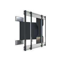 SMS Slim Swing - Befestigungskit (Wandbefestigung, Schwenkarm) - für LCD-Display - Aluminium - Schwarz/Silber - Bildschirmgröße: 81.3-116.8 cm (32"-46")