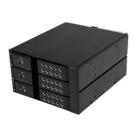 StarTech.com 3-fach 3,5 trägerloser SATA Festplatten Aluminium Wechselrahmen Backplane - 3 Bay 3,5 Zoll (8,9cm)