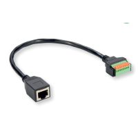 ROLINE 12.02.1172, RJ-45, Terminal, Weiblich, Schwarz, Grün, Orange, 0,15 m