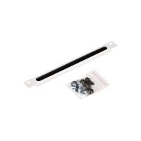 ROLINE Kabeleingangsplatte für Rack - mit Bürstenstreifen - RAL 7035, Hellgrau - 0.5U - 25.4 cm (10")