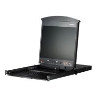 ATEN ALTUSEN KL1508AM - KVM-Konsole mit KVM-Switch - 8 Anschlüsse - PS/2, USB - 43.2 cm (17")