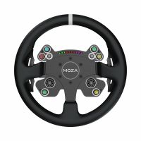 Moza Racing CS V2P, Steuerrad, PC, Kabelgebunden, USB, Schwarz, Aluminium
