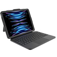 DEQSTER 90-3032, QWERTZ, Deutsch, Trackpad, Scherenschalter, Apple, iPad Air 13" (M2 / M3)