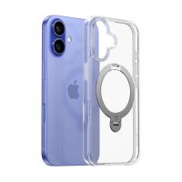 TORRAS Ostand Spin, Cover, Apple, iPhone 16, 15,5 cm (6.1"), Transparent