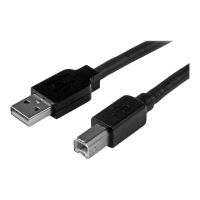 StarTech.com 15m aktives USB 2.0 A auf B Kabel - Stecker/Stecker - USB Druckerkabel 1x USB A / 1x USB B - Schwarz - USB-Kabel - USB Typ B (M)