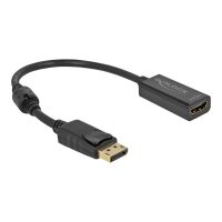 Delock Videoadapter - DisplayPort männlich eingerastet zu HDMI weiblich