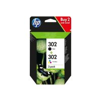 HP 302 - 2er-Pack - Schwarz, Farbe (Cyan, Magenta, Gelb)