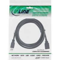 InLine USB 3.2 Gen.1 Kabel - A Stecker / Buchse - schwarz - 3m