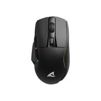 Sharkoon SKILLER SGM50W - Maus - optisch - 6 Tasten - kabellos, kabelgebunden - 2.4 GHz, USB-C - kabelloser Empfänger (USB)