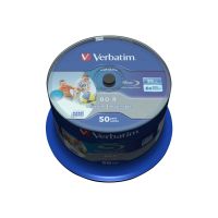 Verbatim DataLife - 50 x BD-R - 25 GB 6x - mit Tintenstrahldrucker bedruckbare Oberfläche