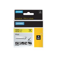 Dymo RhinoPRO - Vinyl - permanenter Klebstoff - Gelb - Rolle (1,2 cm x 5,5 m)