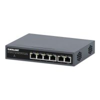 Intellinet Switch - leicht - Smart - 6 x 10/100/1000 (PoE+)