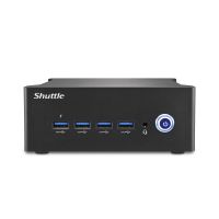 Shuttle Nano PC NT10H5, Intel Core Ultra 5 125H, Intel Arc graphics, 2xHDMI, 2xUSB 4.0 (DP), 2x2.5Gbit LAN, VESA, 24/7 Dauerbetrieb, 1L Größe PC, Mini-PC Barebone, Intel SoC, DDR5-SDRAM, PCI Express, 120 W