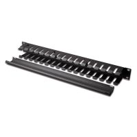 DIGITUS Kabelführungspanel mit abnehmbarer Blende für 483 mm (19)-Schränke, 1HE