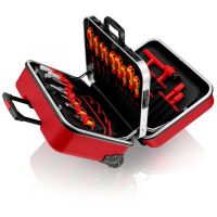 KNIPEX 98 99 15, Schwarz, Rot, Acrylnitril-Butadien-Styrol (ABS), Aluminium, 490 x 210 x 370 mm, 520 mm, 290 mm, 435 mm