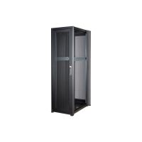 ROLINE Basic - Schrank Netzwerkschrank - Glas Tür, 600x1000 WxD - RAL 9005, Jet Black - 42HE - 48.3 cm (19")