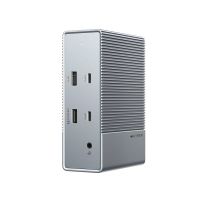 Targus HDG215-EUZ, USB 3.2 Gen 2 (3.1 Gen 2) Type-C, 3.5mm, DisplayPort, HDMI, RJ-45, USB 3.2 Gen 2 (3.1 Gen 2) Type-A, USB 3.2 Gen 2 (3.1 Gen 2) Type-C, 60 Hz, 3840 x 2160, Silber, 100 W
