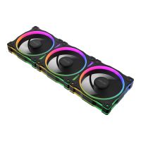 ASUS Prime MR120 ARGB - Gehäuselüfter-Kit - 120 mm - Schwarz (Packung mit 3)