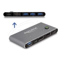 Delock KVM-/USB-Switch - 30Hz, 8K, with USB