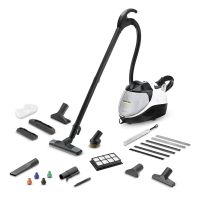Kärcher SV 7, Zylinder-Dampfreiniger, 0,5 l, Schwarz, Grau, Weiß, Tasten, Fixed, 50 cm