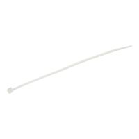 StarTech.com 15cm(6") Cable Ties, 3mm(1/8") wide, 39mm(1-3/8") Bundle Diameter, 18kg(40lb) Tensile Strength, Nylon Self Locking Zip Ties w/ Curved Tip, 94V-2/UL Listed, 1000 Pack, White - Nylon 66 Plastic - TAA (CBMZT6NK)