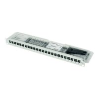Telegärtner Karl Gärtner Telegärtner - Patch Panel - CAT 6a - RJ-45 - Schwarz - 1U - 48.3 cm (19")