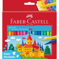 FABER-CASTELL 554203, 36 Farben, Rundspitze, Mehrfarbig, Rund, 36 Stück(e)