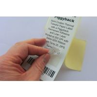 Zebra SAMPLE26936, Weiß, Acrylat, Permanent, 59 g/m², 192 µm