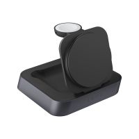 Zens Nightstand Charger Pro 2 - Kabelloses Ladegerät + AC-Netzteil - 20 Watt - Apple Fast Charge (kabelloses Laden (15 W)