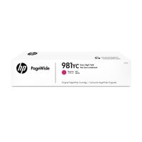 HP 981YC Magenta Contract PageWide Crtg, Original, Tinte auf Pigmentbasis, Magenta, HP, HP PageWide Enterprise Color 556/586, Tintenstrahldrucker