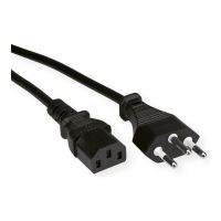 VALUE Stromkabel - T12 (M) zu power IEC 60320 C13