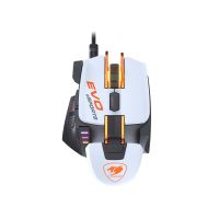 Cougar Gaming Gaming Maus 700M EVO eSports, Kabelgebunden, Weiß/Schwarz, rechts, Optisch, USB Typ-A, 16000 DPI, Weiß